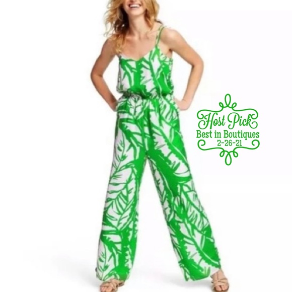 LILLY PULITZER Palm Boom Boom Jumpsuit Romper - Picture 4 of 8